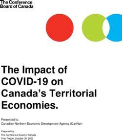 COVID-19: Canadian Northern Economic Development Agency …