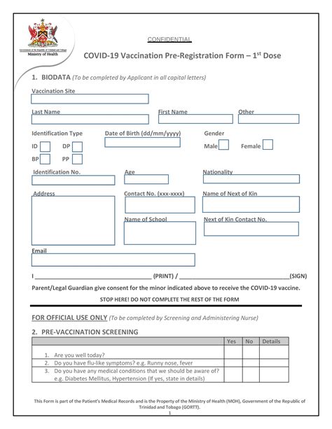 COVID-19 Immunisation Register