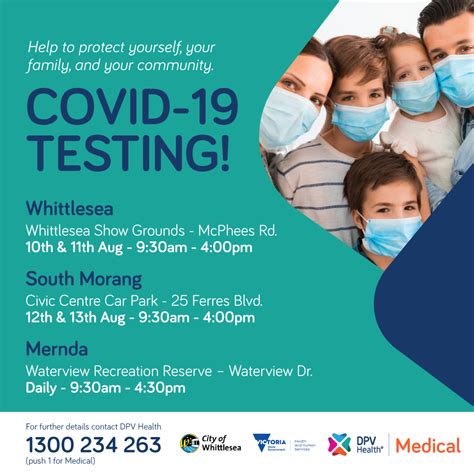 COVID-19 testing in Whittlesea, South Morang & Mernda