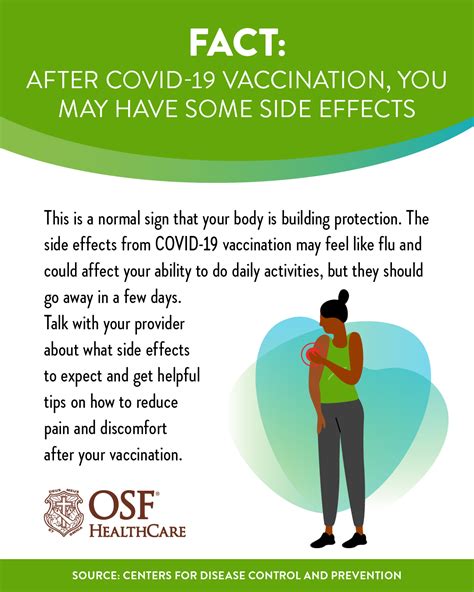 COVID-19 vaccine and lingering symptoms OSF HealthCare