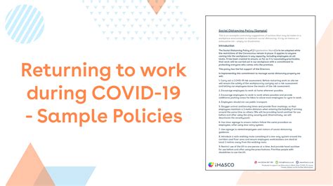 COVID19 Workplace Procedures Form