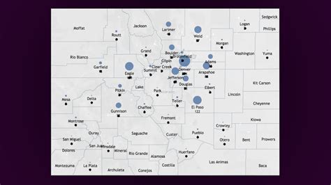COVID19 cases in Colorado Interactive maps and charts