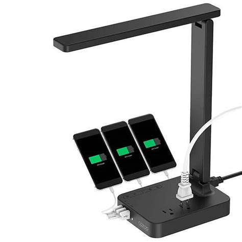 COZOO LED Desk Lamp with 3 USB Charging Ports and 2 AC ... - pricepulse.app