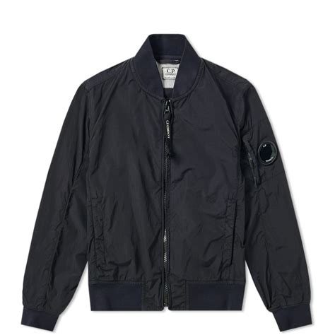 CP Company Chrome Recycled Bomber Jacket - Navy