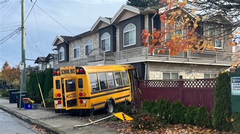 CP NewsAlert: 11 people sent to hospital in school bus crash in Burnaby, B.C.,