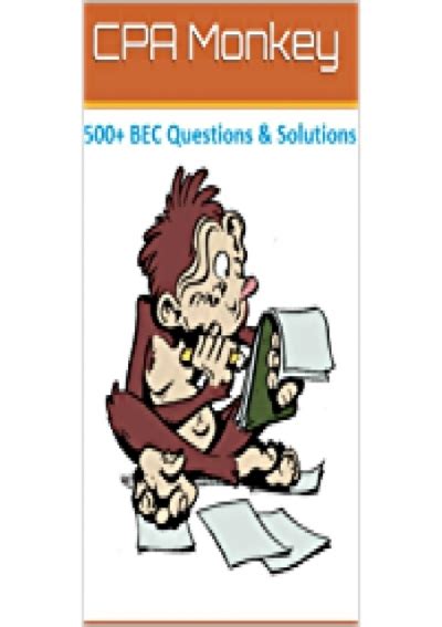 Read Online Cpa Monkey  500 Multiple Choice Questions For Business Enviroment  Concepts Bec 20142015 Edition By Patrick Strong