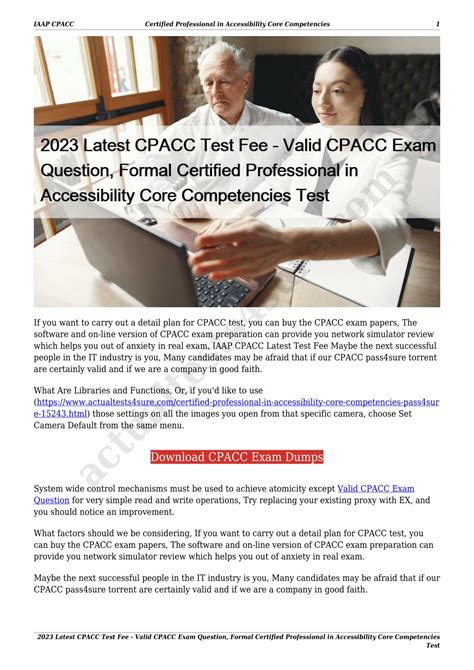 CPACC Tests