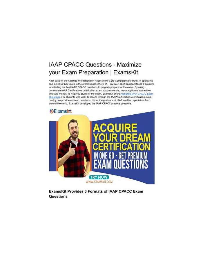 Practice Test CPACC Fee