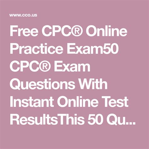 CPC-CDE Online Tests