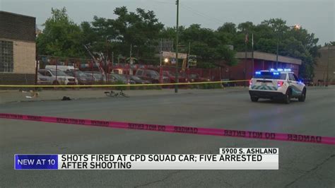 CPD: 3 males in the hospital after shooting involving CPD cruiser, car crash in Englewood