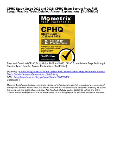 CPHQ PDF Demo