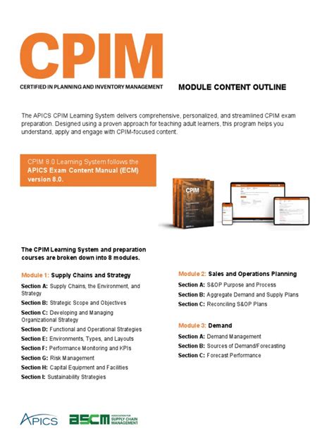CPIM-8.0 PDF Demo