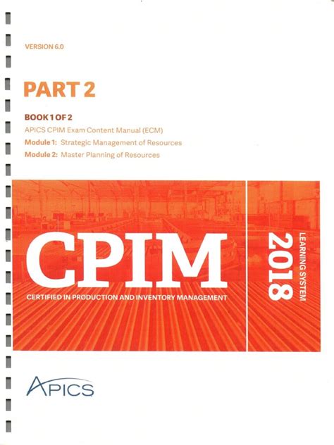 CPIM-Part-2 PDF Demo