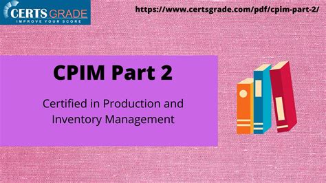 CPIM-Part-2 Zertifizierung