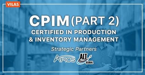CPIM-Part-2 Zertifizierungsprüfung