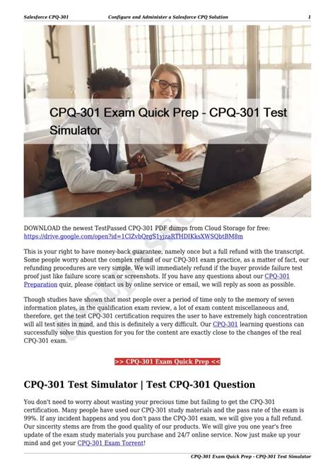 CPQ-301 Prüfungsunterlagen