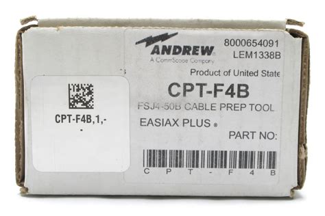 CPT-F4B - COMMSCOPE ANDREW SOLUTIONS - Anixter