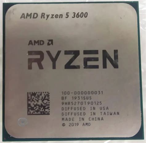 CPU Advanced Micro Devices Ryzen 5 3600 socket 3,6 GHz AM4