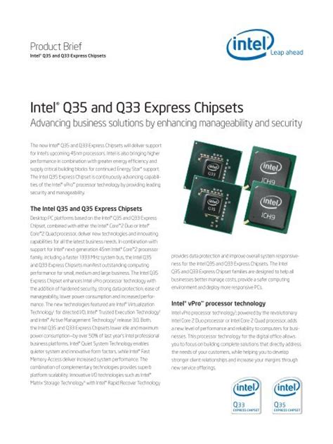 CPU-Upgrade: Intel Q35 Express chipset processor support