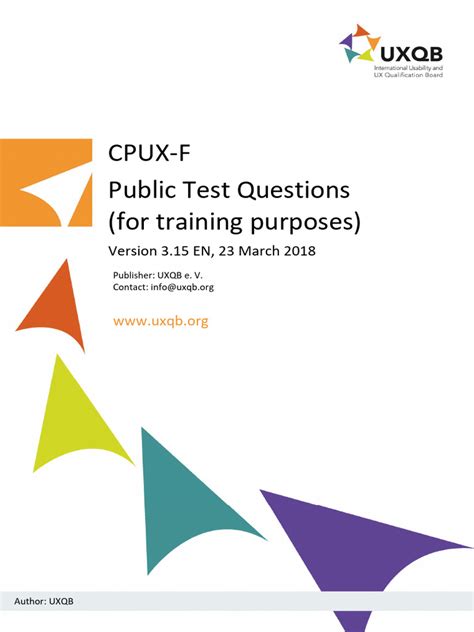 CPUX-F PDF Testsoftware