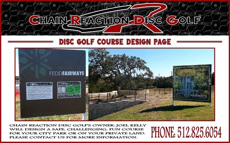CR Disc Golf Course Design Chain Reaction Disc Golf
