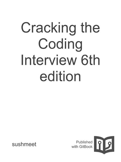 Cracking The Coding Interview 6 Th Edition - cao.jacksonms.gov - wintechmobiles.com