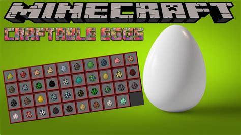 CRAFTABLE EGGS MOD - MINECRAFT 1.12.2 (MOD …