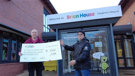 CRAP Boys Cheque Handover: Brian House Blackpool