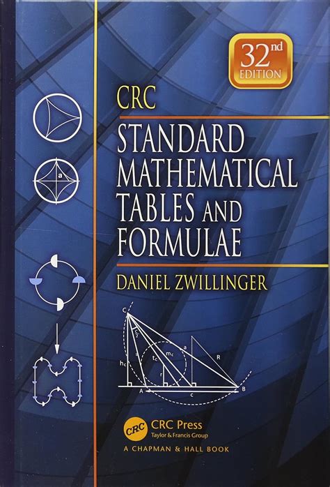 Full Download Crc Standard Mathematical Tables And Formulae By Daniel Zwillinger