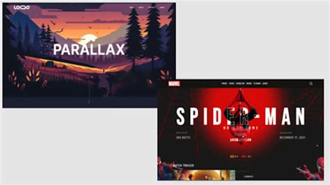 Create motion ui ux parallax scrolling luxury modern website using ... - muktibox.com