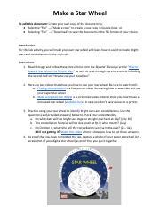 Create Your Own Star Wheel Guide - wintechmobiles.com
