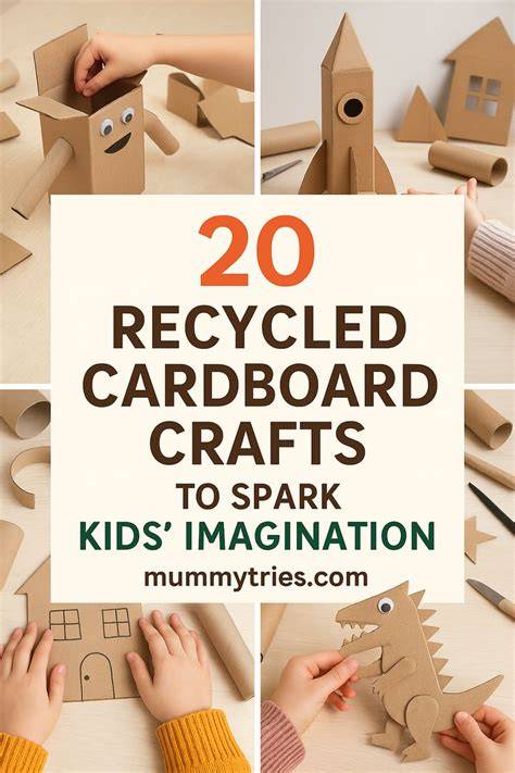 Creative Cardboard Recycling Crafts for Kids - raincitystudios.com
