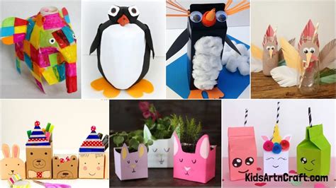 Creative Milk Carton Crafts for Kids | DIY Recycling … - raincitystudios.com