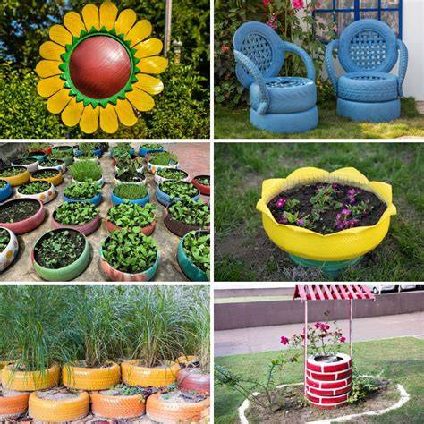 Creative Use of Old Tyres For Home, Garden & Kids Areas - raincitystudios.com