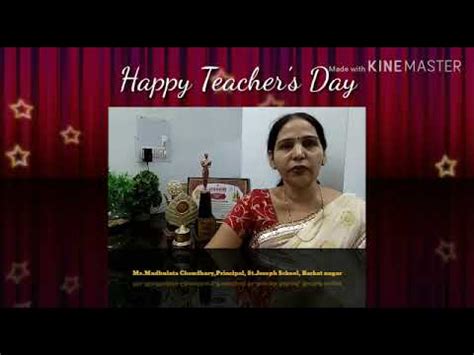 CREDENT TV Ms. Madhulata Choudhary, Principal, St. Joseph …