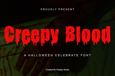 Creepy Blood Font - muktibox.com