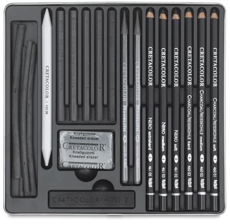 Cretacolor Charcoal Drawing Set - BLICK Art Materials - muktibox.com