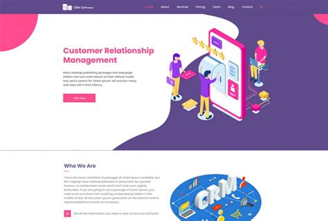 CRM Software WordPress Theme