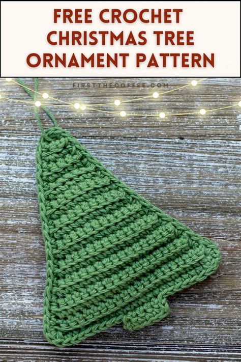 CROCHET CHRISTMAS TREE ORNAMENT Free Pattern & Tutorial YouTube