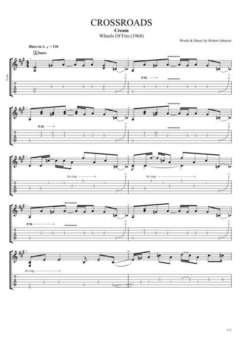 CROSSROADS CHORDS by Cream @ Ultimate-Guitar.Com