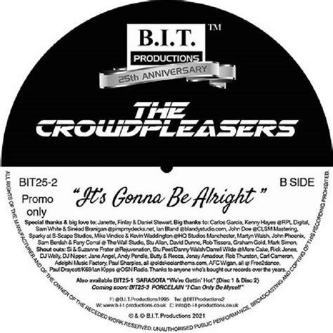 CROWDPLEASERS - IT’S GONNA BE ALRIGHT