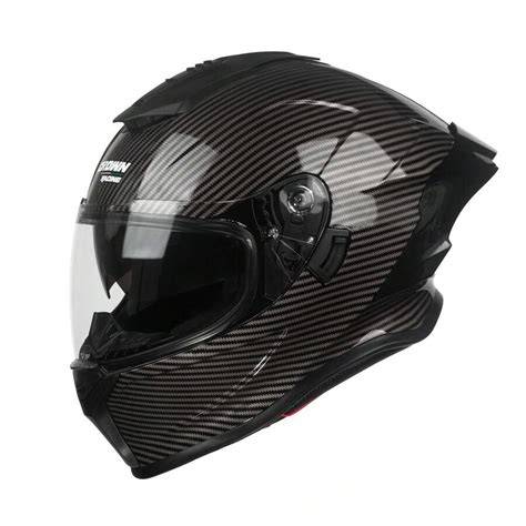 Crown Racing Motorcycle Helmets Full Face Motorbike for Adults DOT ... - raincitystudios.com