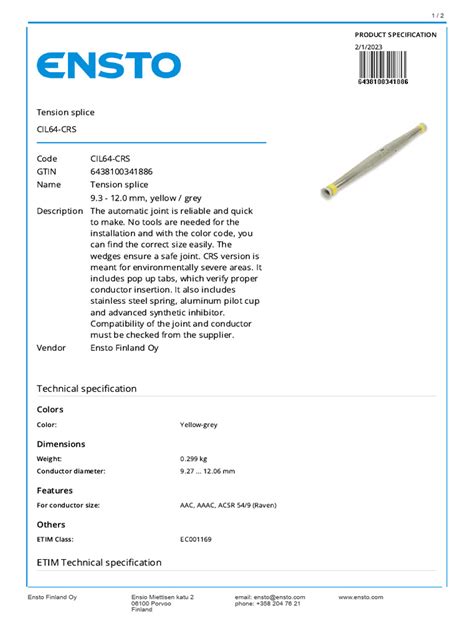 CRS Specification