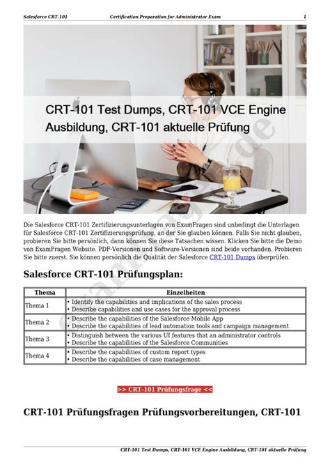 CRT-101 Dumps Deutsch