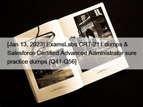 CRT-211 Dumps