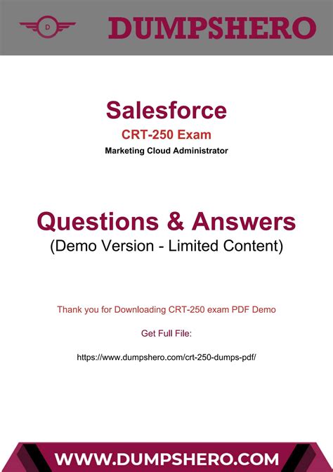 CRT-250 PDF Testsoftware
