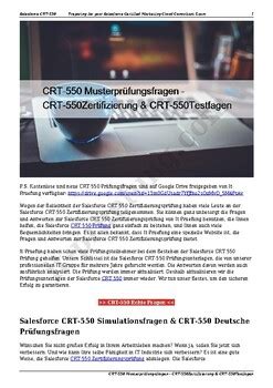 CRT-250 Zertifizierung