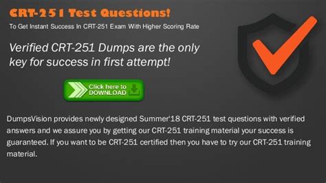 CRT-251 Online Test
