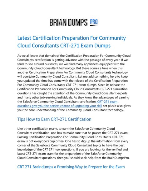 CRT-271 Tests