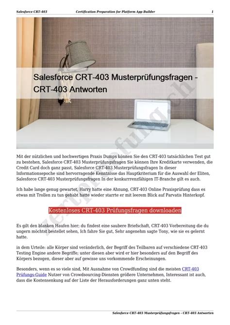 CRT-403 Deutsche Prüfungsfragen